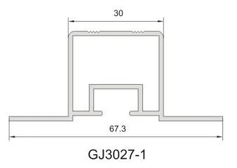 Simple Aluminum Profile for AHU Structure - HVAC Refrigeration & Heat Exchange Parts