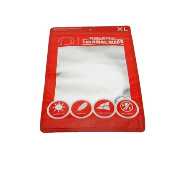 Plastic packing heat seal zipper pouch