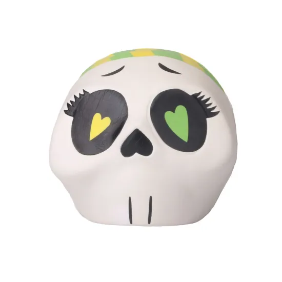 Custom Wholesale PU Foam Skull Toy - Slow Rising Squishy Stress Relief Toy for Kids and Halloween Decor