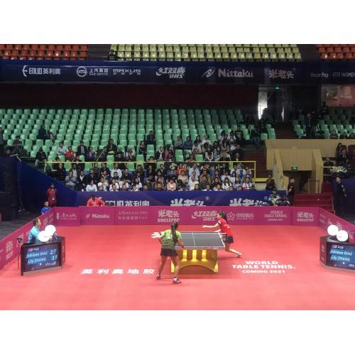 Piso de tenis de mesa para fines interiores Professional Piso de evento aprobado por ITTF