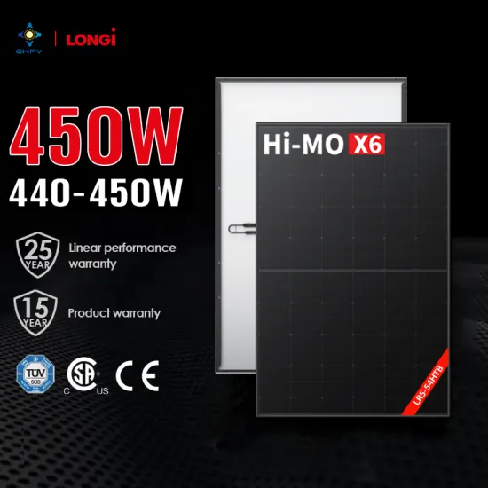 Original Longi Solar Hi-Mo X6 LR5-54HTB Solar Panels: 440W, 445W, and 450W Specifications