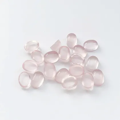 High Quality Natural Loose Rose Quartz Egg Shaped