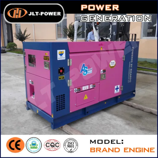 Powered by China engine silent canopy 30kw generator for sale