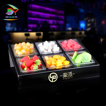 Bar Luxury Four-Six Grid KTV Snack Plate
