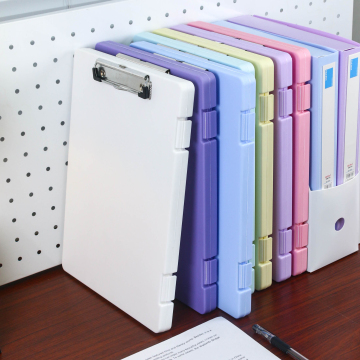 A4 Nursing Clip File - Shantou Plastic File Box Clipboard with Storage Organizer