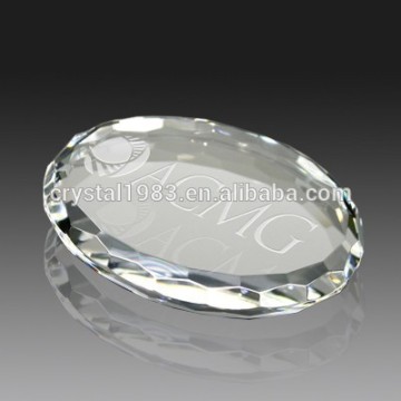 Wholesale k9 glass crystal engraved paper weight factory crystal glass heart paperweight