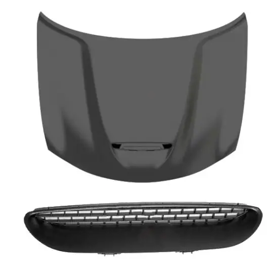 Aluminum Hood Vented Bezel Panel for Dodge Charger SRT 2015-2023