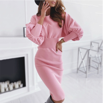 Women's Turtleneck Knit Sweater Dress