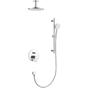 Shower set for concealed installation