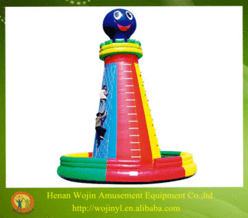 hot selling inflatable adult used rock climbing wall