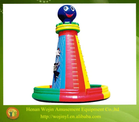 hot selling inflatable adult used rock climbing wall