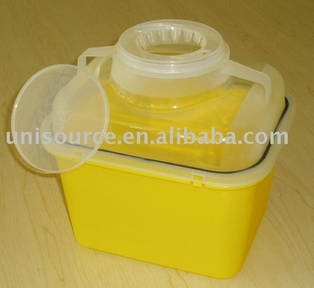 7.0 liter plastic medical disposable box