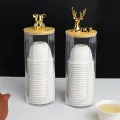 Elegante portabicchieri con copertura antipolvere