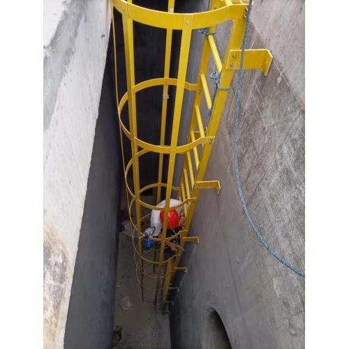 fiberglass frp cage ladder for Industy