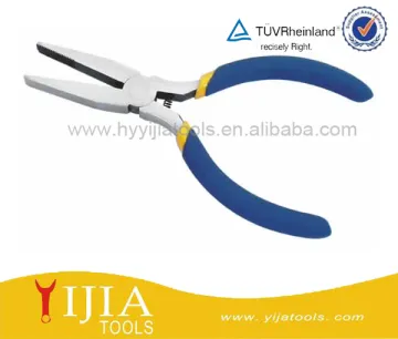 4.5" Mini Long Nose Pliers with plastic dipped handles