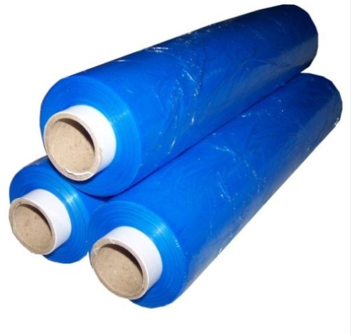 Produk baru panas per stretch film biru