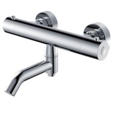 Wall Mounted Round Thermostatic Shower Faucet