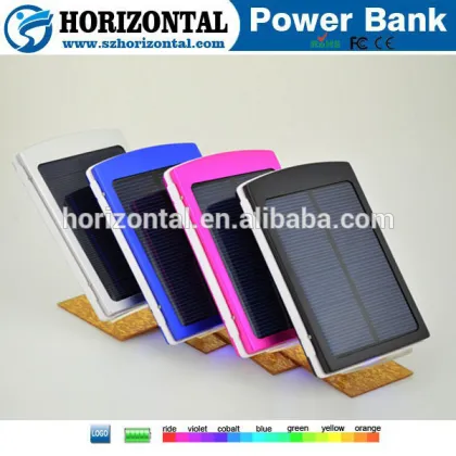 New Energy Friendly portable power bank 1000mAh universal solar power bank for laptop