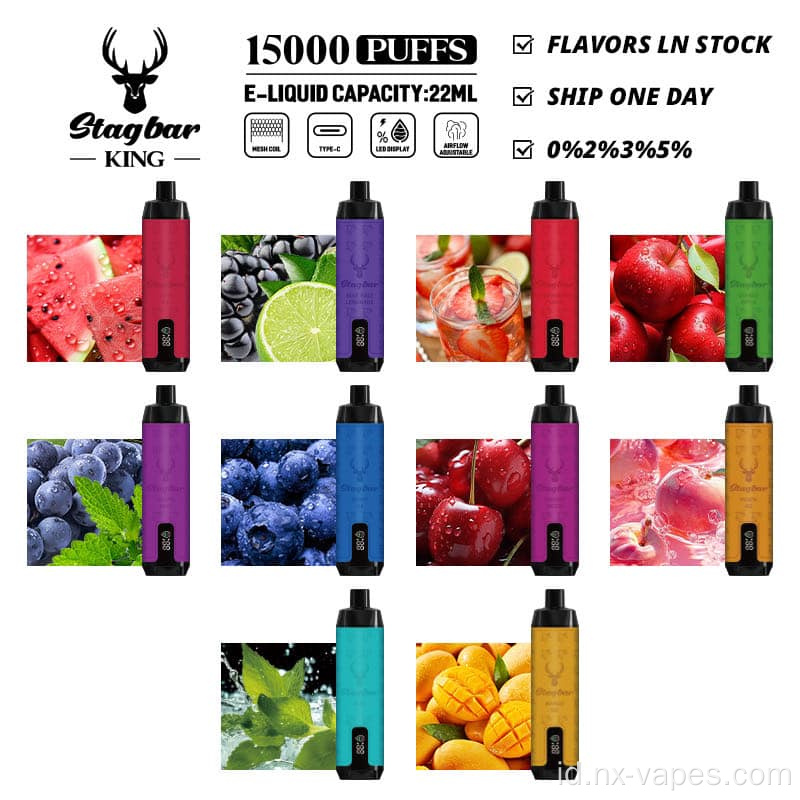 Raja Stag Bar 15000 Puffs Disposable Vape