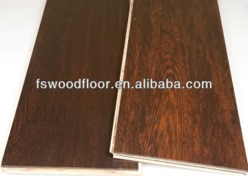 Solid wenge wooden floor