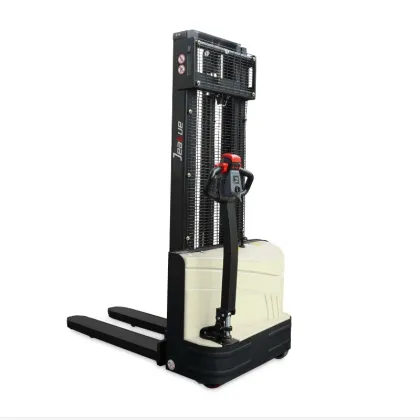 1.4T Full Electric Pallet Stacker - Chinese Brand Hydraulic Walkie Stacker Forklift