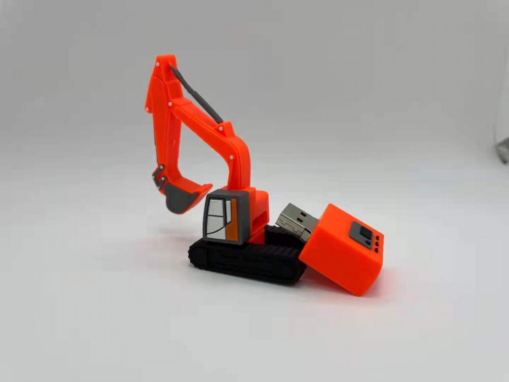 Excavadora Maquinaria Industrial Promocional USB Memory Stick