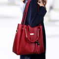 Bucket Bags Set For Women Leather Handbags