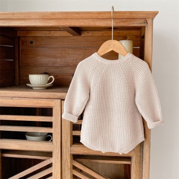 Suéter de macacão de malha de bebê AW2023