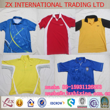 used clothing in bales/men's polo T-shirt