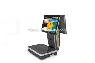 Scalepos fruit and vegetable weighing scales POS for supermarket