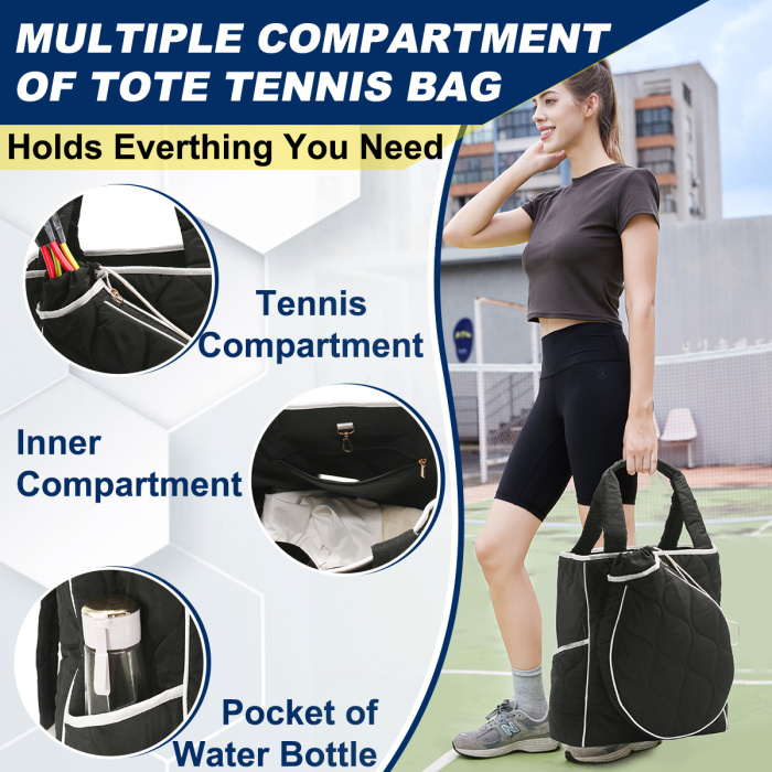 Bolsa de tênis durável esportes pás