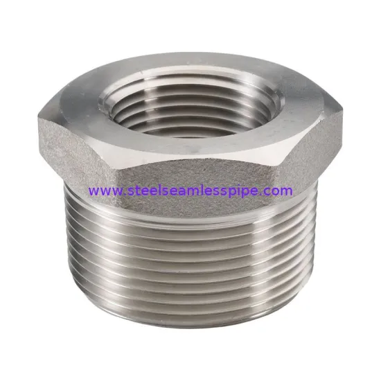 Asme Forged Steel Fittings / Class 9000 Screwed Hex Bush