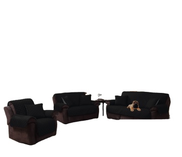 3 Pcs Reversible Sofa Cover Set for Bedroom