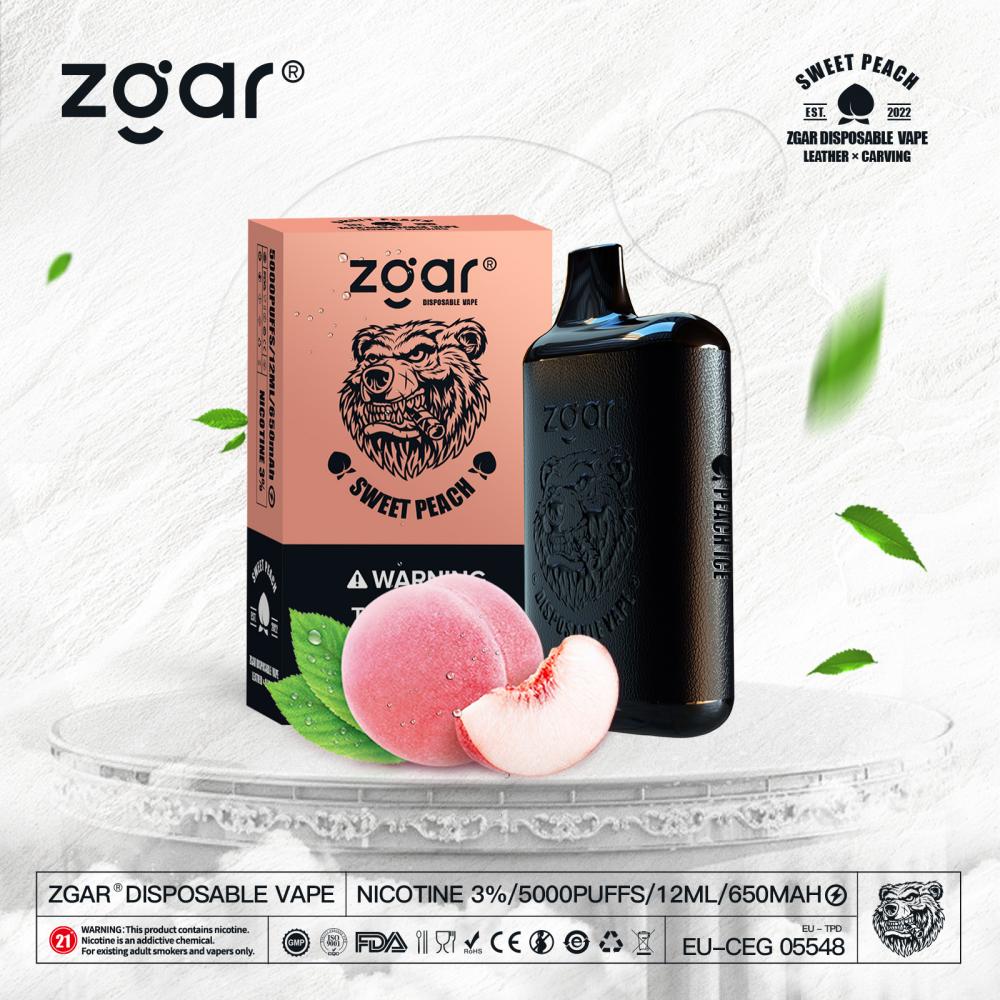 المبيعات الساخنة Zgar vape Box Cigarette 12ml
