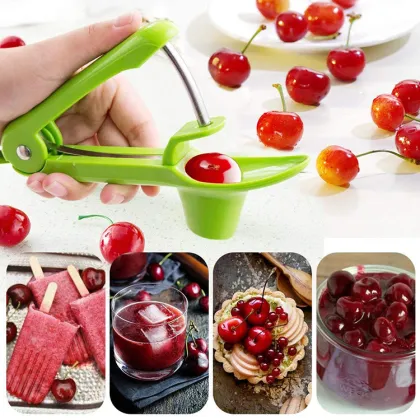 Cherry Stoner Seed Remover: Heavy Duty Olive Pitter Seed Remover