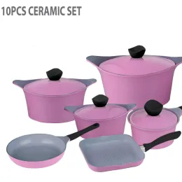 Die-Cast Aluminum Ceramic Coated Fry Pan & Casserole Cookware Set: The Ultimate Fashion Design in Kitchenware