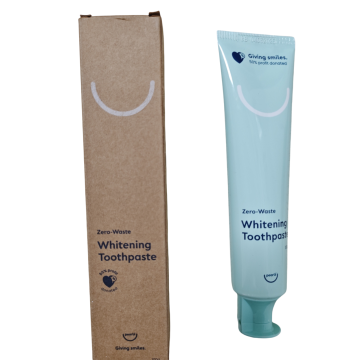 100% Recyclable Packaging Whitening Toothpaste for Adults
