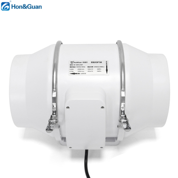 Hon&Guan 6 Inch ABS Plastic Low Noise Inline Duct Fan