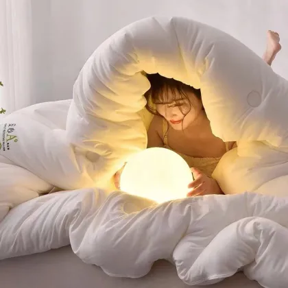 Queen Size Soybean Core Fiber Quilt: Thick, Warm, and Cozy for Mother and Baby