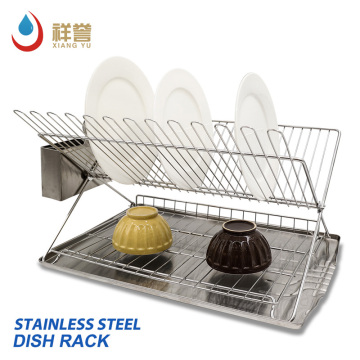 stainless steel dish drainer with drainboard