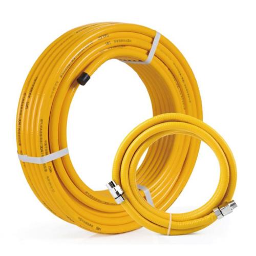 Gas conveying with 304 stainless steel corrugated hose