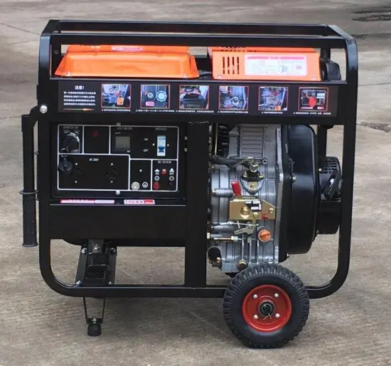 6000W Portable Gasoline Generator with Electric Start: 220V/380V Compatibility and 6W Output