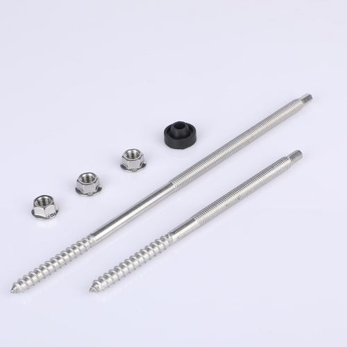 Kaba iplik paslanmaz çelik çift iplik cıvataları