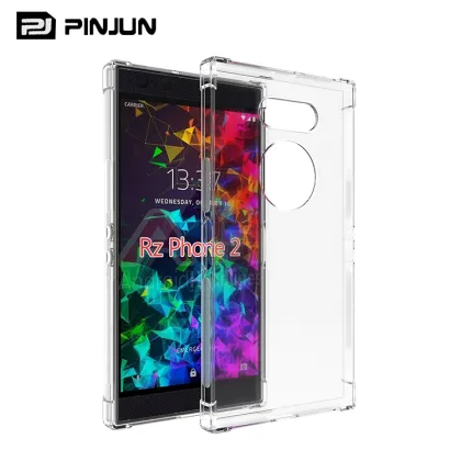 Crystal Clear Air Cushion Shockproof Silicone TPU Case for Razer Phone 2