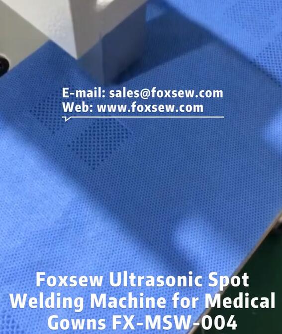 Ultrasonic Spot Welding Machine for Medical Gowns -1