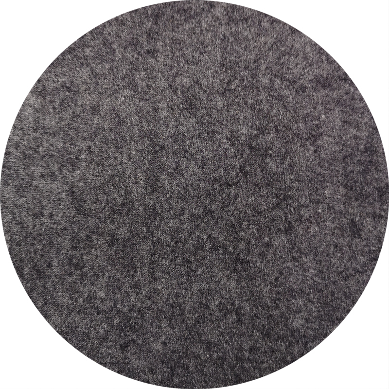 Wool polyester blend jersey fabric