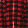 Cost-effective High Quality Red Plaid Sherpa Jacket