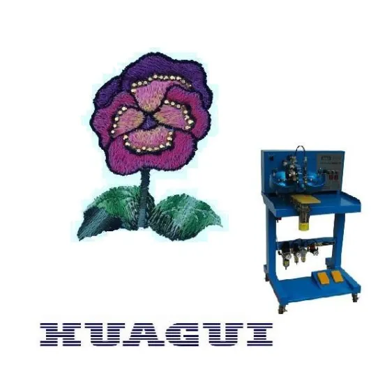 Step Motor Control Hot Fix Tool Wand Automatic Rhinestone Machine Used For Abaya, Lingerie, Wedding Dress