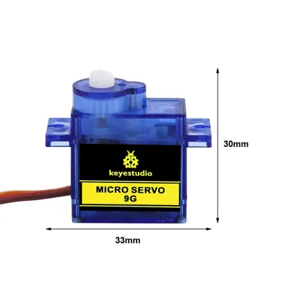 Keyestudio 90 Degrees Blue 9G 3Pcs Micro Servo Motors