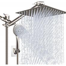 Stainless Steel Adjustable Rain Shower Head and Arm
